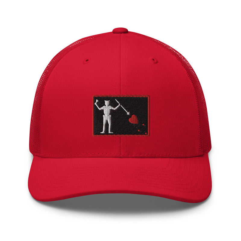 Blackbeard Pirate Flag Trucker Hat