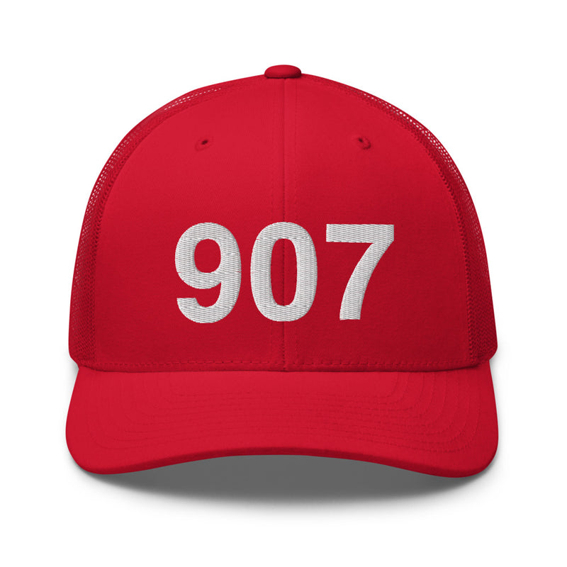 907 Alaska Area Code Trucker Hat