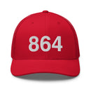 864 Greenville SC Area Code Trucker Hat