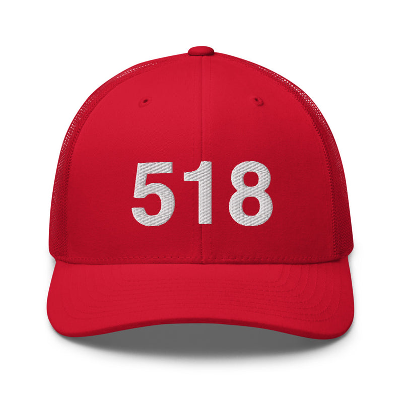 518 Upstate NY Area Code Trucker Hat