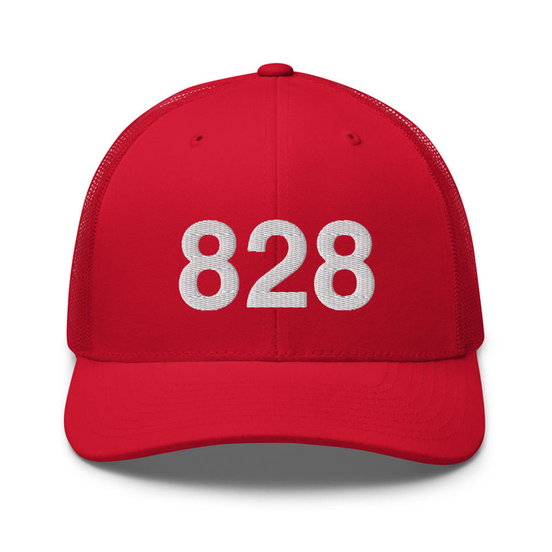 828 Asheville NC Area Code Trucker Hat