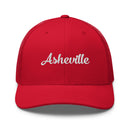 Cursive Asheville NC Trucker Hat