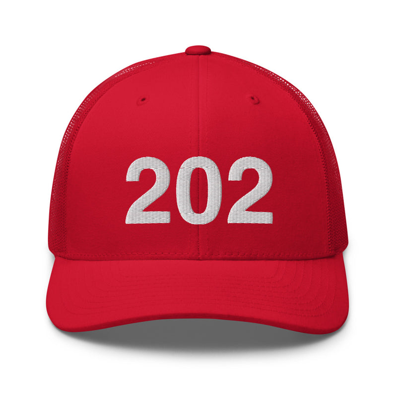 202 Washington DC Area Code Trucker Hat