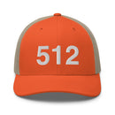 512 Austin Area Code Trucker Hat