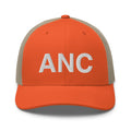 ANC Anchorage Airport Code Trucker Hat