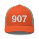 907 Alaska Area Code Trucker Hat