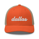 Cursive Dallas TX Trucker Hat