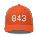 843 Charleston SC Area Code Trucker Hat