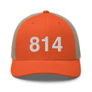814 Erie Area Code Trucker Hat