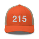 215 Philadelphia Area Code Trucker Hat