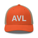 AVL Asheville NC Airport Code Trucker Hat