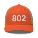 802 Vermont Area Code Trucker Hat