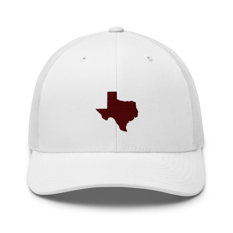 Maroon Texas Trucker Hat