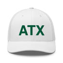 Black and Green ATX Austin City Code Trucker Hat