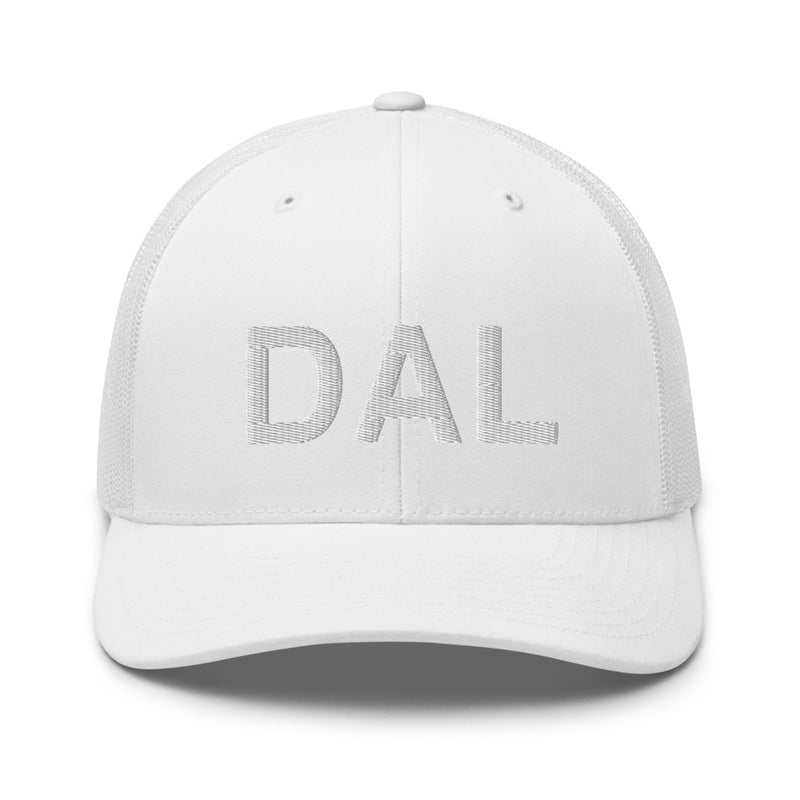 DAL Dallas Airport Code Trucker Hat