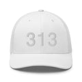 313 Detroit MI Area Code Trucker Hat