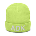 ADK Adirondack Mountains Upstate NY Recycled Polyester Cuffed Beanie