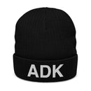 ADK Adirondack Mountains Upstate NY Recycled Polyester Cuffed Beanie