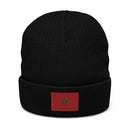 Moroccan Flag Recycled Polyester Cuffed Beanie