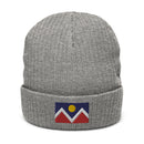 Denver Colorado Flag Recycled Polyester Cuffed Beanie