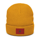 Moroccan Flag Recycled Polyester Cuffed Beanie