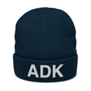 ADK Adirondack Mountains Upstate NY Recycled Polyester Cuffed Beanie