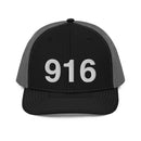 916 Sacramento Area Code Richardson 112 Trucker Hat