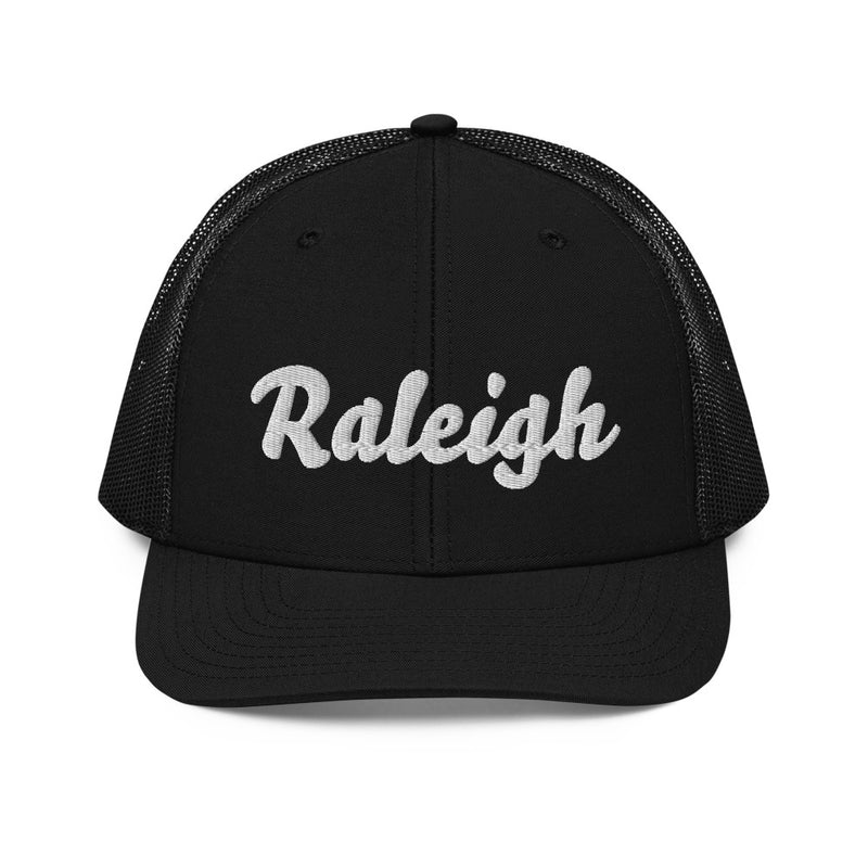 Script Raleigh NC Richardson 112 Trucker Hat