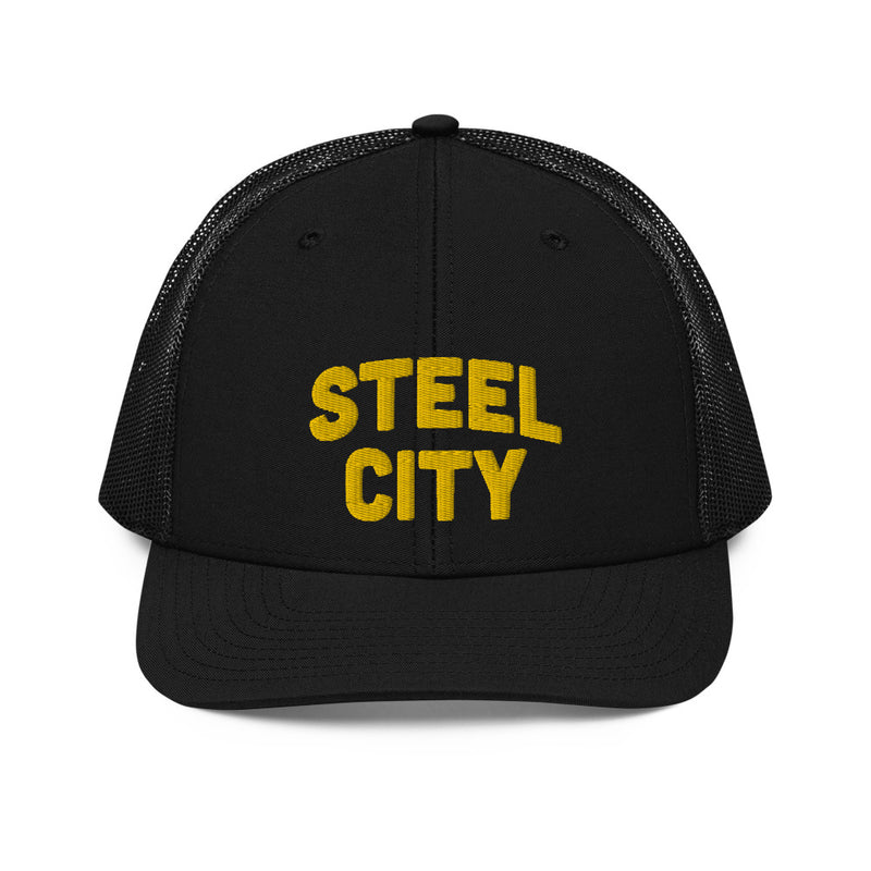 Steel City Black & Gold Trucker Hat