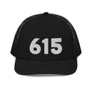 615 Nashville Area Code Richardson Trucker Hat