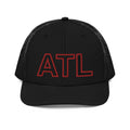 Black & Red ATL Trucker Hat