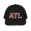 White & Red ATL Trucker Hat