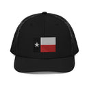 Black And Red Texas Flag Richardson Trucker Hat