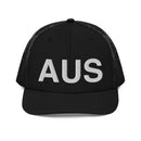 AUS Austin Airport Code Richardson Trucker Hat
