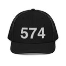 574 South Bend IN Area Code Richardson 112 Trucker Hat
