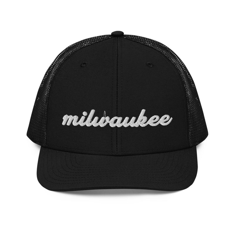 Cursive Milwaukee Richardson 112 Trucker Hat