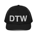 DTW Detroit MI Airport Code Richardson 112 Trucker Hat