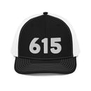 615 Nashville Area Code Richardson Trucker Hat