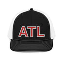 White & Red ATL Trucker Hat
