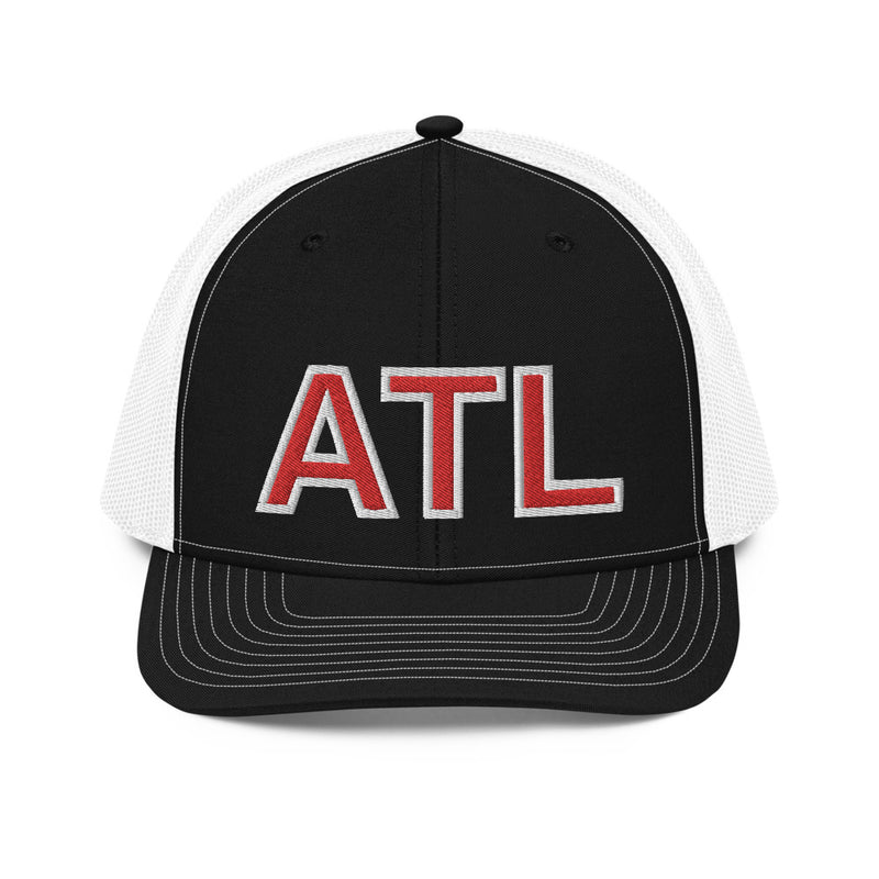 White & Red ATL Trucker Hat