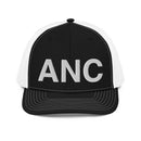 ANC Anchorage Airport Code Richardson Trucker Hat