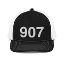907 Alaska Area Code Richardson Trucker Hat