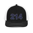 Navy & Gray 214 Dallas Area Code Richardson Trucker Hat
