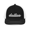 Cursive Dallas TX Richardson Trucker Hat