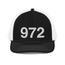 972 Dallas Area Code Richardson Trucker Hat