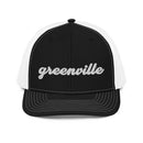 Cursive Greenville SC Richardson 112 Trucker Hat