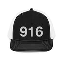 916 Sacramento Area Code Richardson 112 Trucker Hat