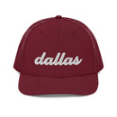 Cursive Dallas TX Richardson Trucker Hat