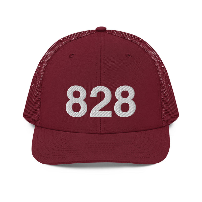 828 Asheville NC Area Code Richardson Trucker Hat