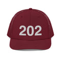 202 Washington DC Area Code Richardson 112 Trucker Hat